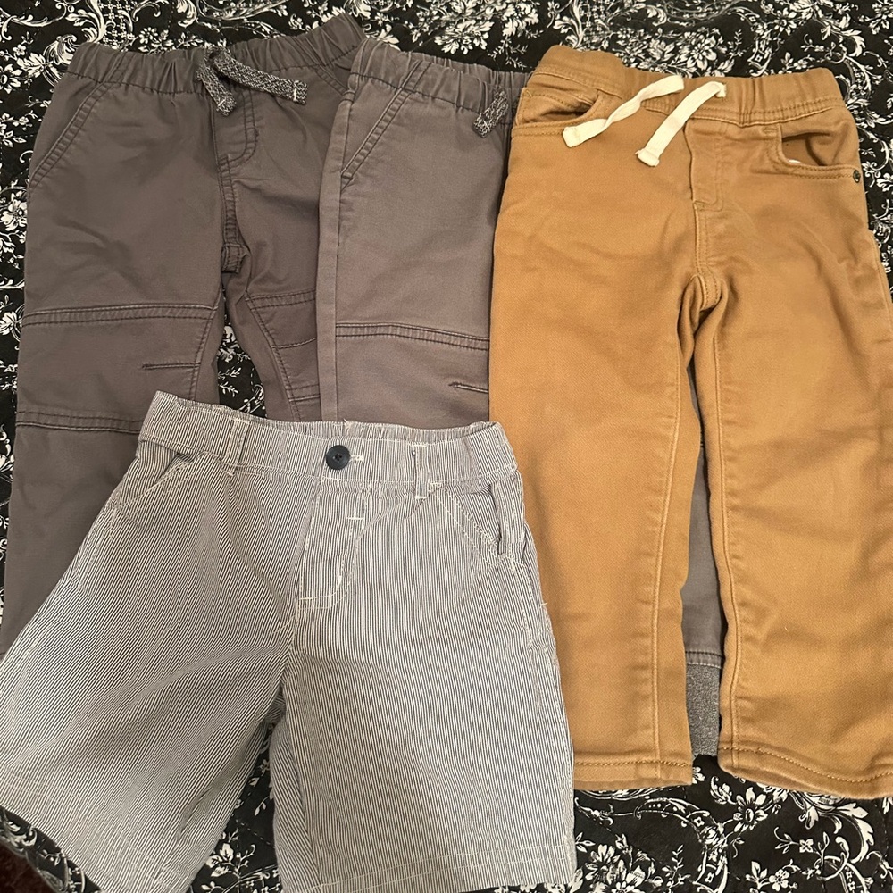 Cat & Jack & Gap toddler boy pants bundle